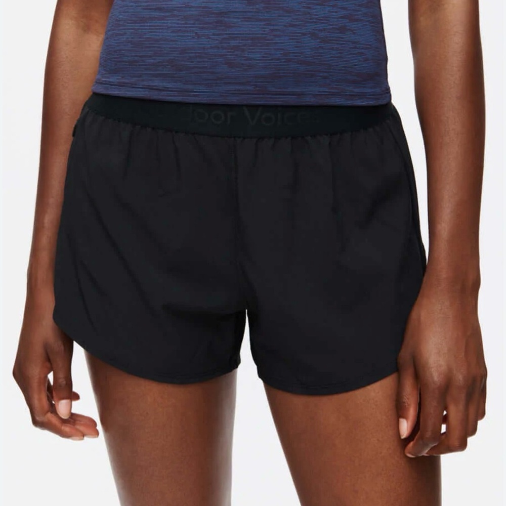 Outdoor Voices | Black Relay Shorts
